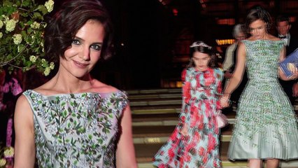 Katie Holmes steps out hand-in-hand with lookalike daughter Suri following New York City Gala
