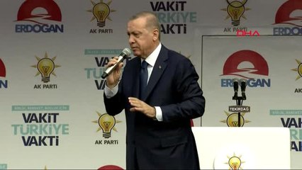 Tekirdağ Cumhurbaşkanı Erdoğan Tekirdağ'da Halka Hitap Etti