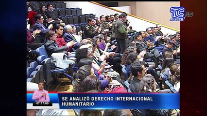 Se analizó Derecho Internacional Humanitario