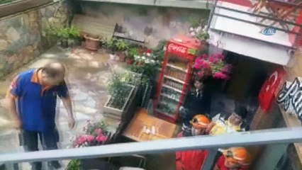 Bolu’da 5 metreden düşen temizlik işçisi kadın yaralandı