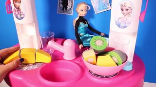 ❤ FROZEN Kitchen Toy Review ❤ Cooking Set For Kids