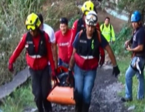 Hombre se suicidó saltando de un puente en el cantón Baños, provincia del Tungurahua