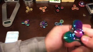 4x Coolest $12+ Best Rainbow fidget spinner review on amazon + Tyzest strikes back + Giveaway #55
