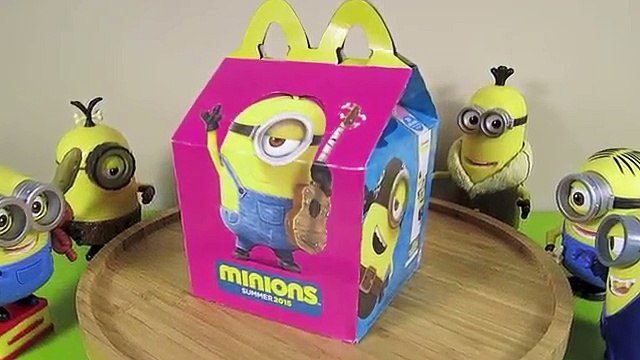 NEW new MINIONS MOVIE McDONALDS HAPPY MEAL TOYS KEVIN STUART BOB SCARLET OVERKILL