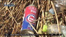 [투데이 현장] 쓰레기 갇힌 팔당호 '청소대작전'