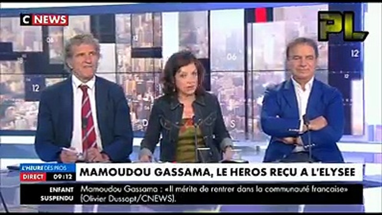Élisabeth Lévy : N'est pas contente que Mamoudou Gassama, soit reçu à l’Élysée