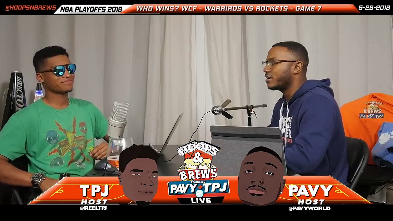 Houston Rockets vs GS Warriors | Game 7 | Who will win ? | Hoops N Brews