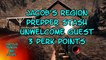 Far Cry 5 Jacob's Region Prepper Stash Unwelcome Guest 3 Perk Points