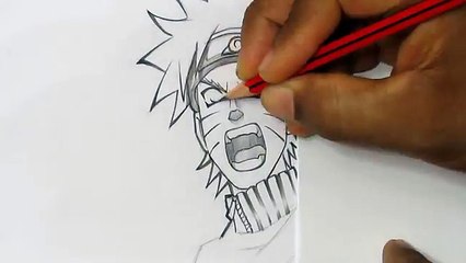Dibujando a Naruto Con Lapiz | Anime