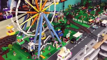 Lego City Tour / Update! Skyscrapers & Elevated Train Track.