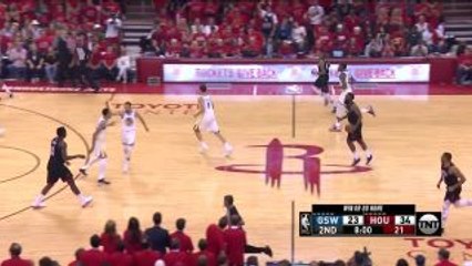 Clint Capela goes up to get it and finishes the oop in the second quarter