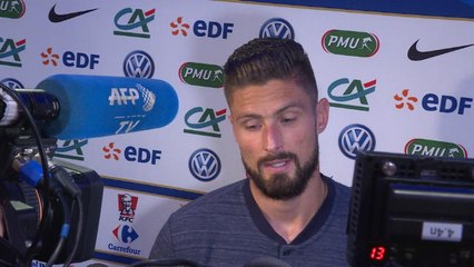 Bleus - Giroud : "On espère monter en puissance"