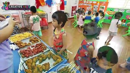 BÉ BÚN RẤT BUỒN KHI PHẢI CHIA TAY CÁC BẠN - LIÊN HOAN CUỐI NĂM Ở LỚP NHỠ 5 ♥ Creative Kids ♥