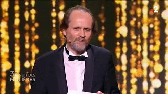 Molières 2018: Jean-Marc Dumontet, producteur de la cérémonie, interpelle sur scène Delphine Ernotte