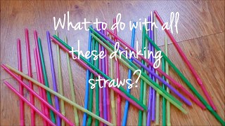 DIY 5 Creative Drinking Straw Craft Ideas | Recycling Straw Hacks | by Fluffy Hedgehog