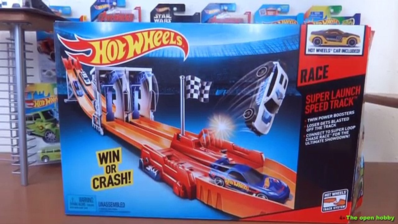 HOTWHEELS TRACK SET SUPER LAUNCH SPEED TRACK PISTA HOTWHEELS