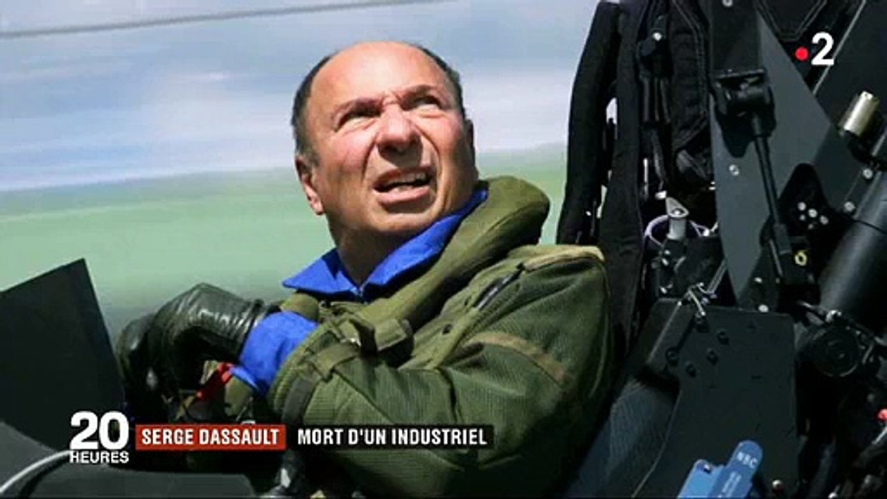 Portrait de Serge Dassault industriel Français