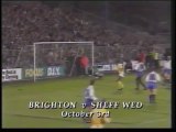 Brighton & Hove Albion - Sheffield Wednesday 03-10-1990 Division Two
