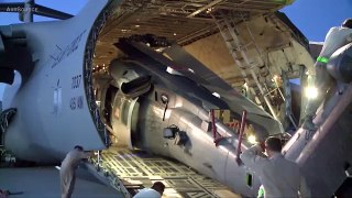 The Largest Plane In The Air Force – C-5 Galaxy Cargo Loading