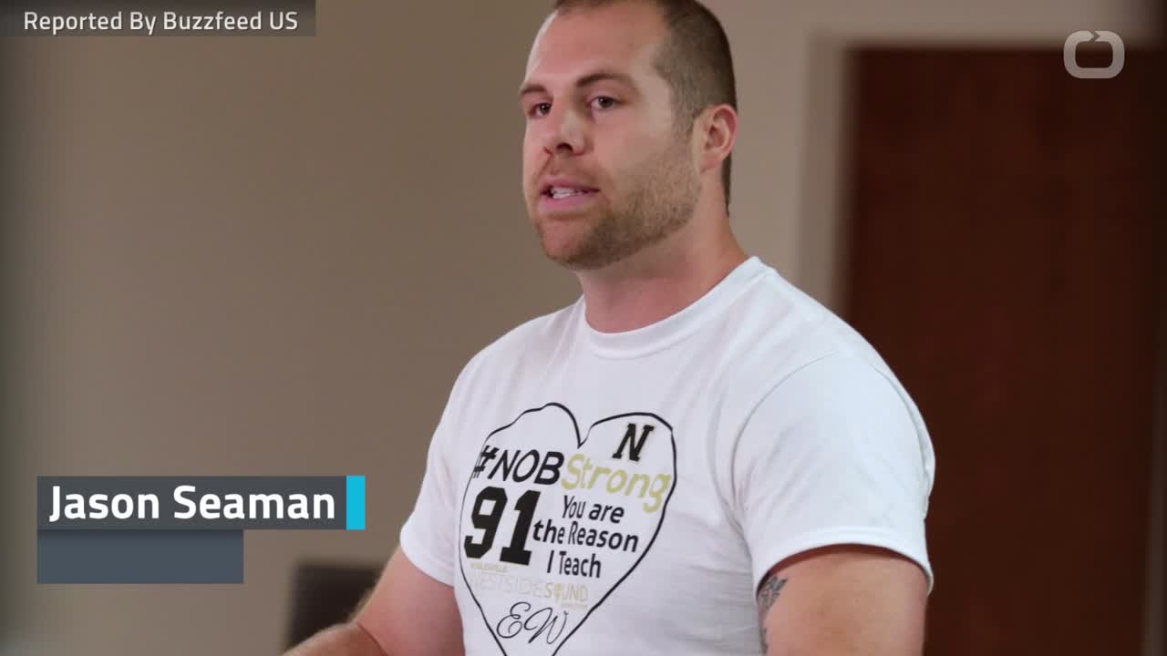 Former Football Player Turned Teacher Tackles Gunman