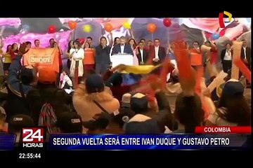 Colombia: Petro y Duque se enfrentarán en segunda vuelta presidencial