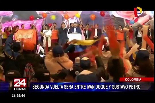 Colombia: Petro y Duque se enfrentarán en segunda vuelta presidencial