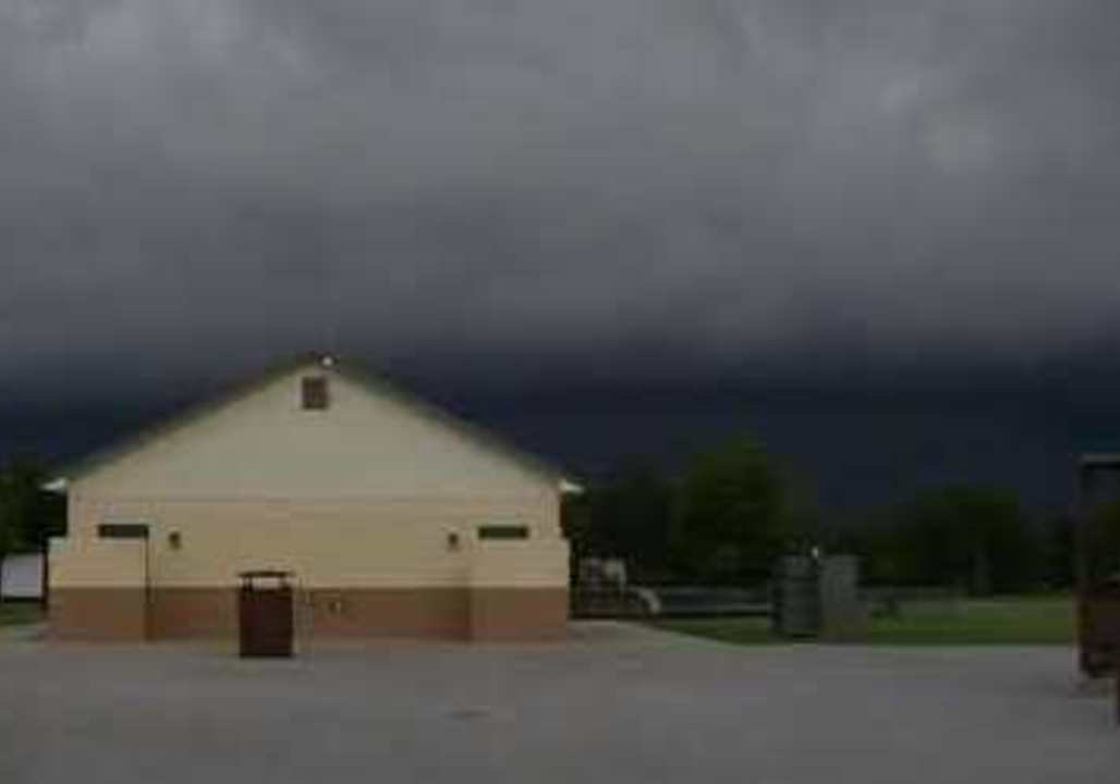 Storms Clouds Roll Into Lincoln, Alabama