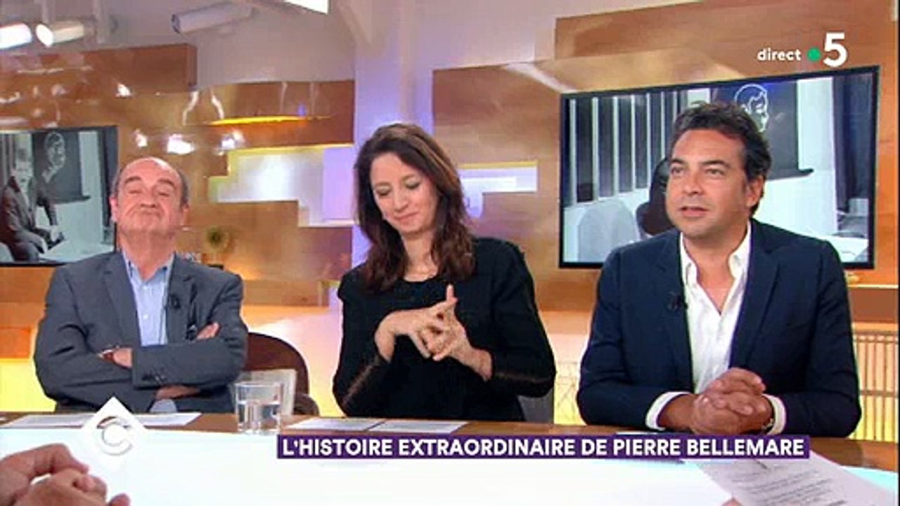 Pierre Dhostel, fils de Pierre Bellemare, ému aux larmes dans "C a vous" - Regardez