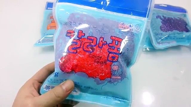 DIY How To Make Rainbow Colors Skewer Foam Clay Slime Learn Colors Slime Clay Toys DIY