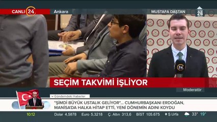 Seçim takvimi işliyor