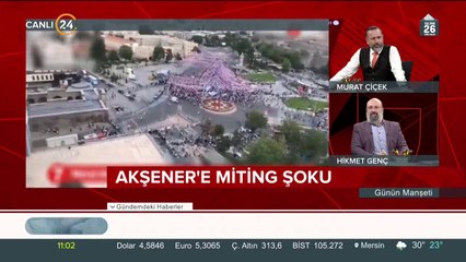Miting alanı boş kaldı