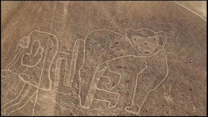 Giant drawings found near Nazca Lines in Peru desert