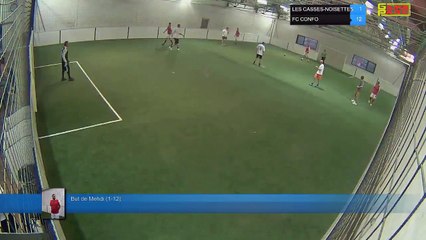 But de Mehdi (1-12) - LES CASSES-NOISETTES Vs FC CONFO - 28/05/18 21:00 - LIGUE 3