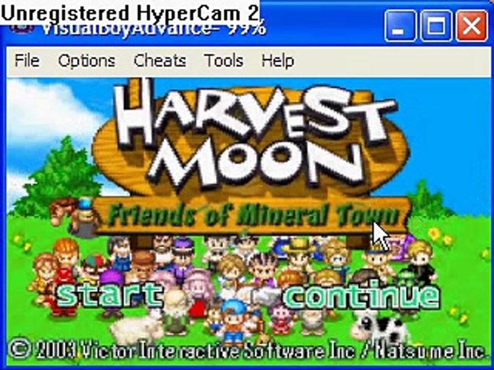 Harvest Moon Friends Of Mineral Town Cheats