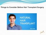 Things to Consider Before Hair Transplant Surgery (1)