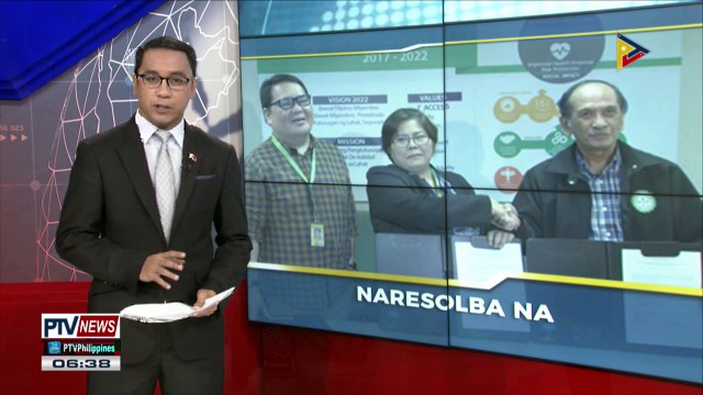#PTVNEWS: Gusot ng PhilHealth sa PHAPI, naresolba na
