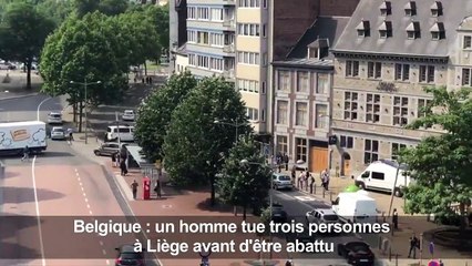 Fusillade à Liège: trois morts, dont deux policiers