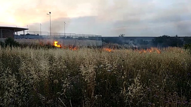Andria: incendio in zona via Stazio