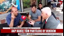 Ak parti iktidarını anlatan vatandaş