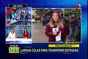 Perú vs. Escocia: continúan las colas para transferir entradas