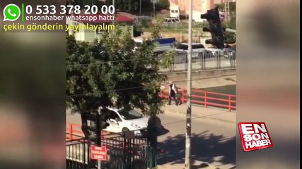 Sulama kanalında at süren Adanalılar