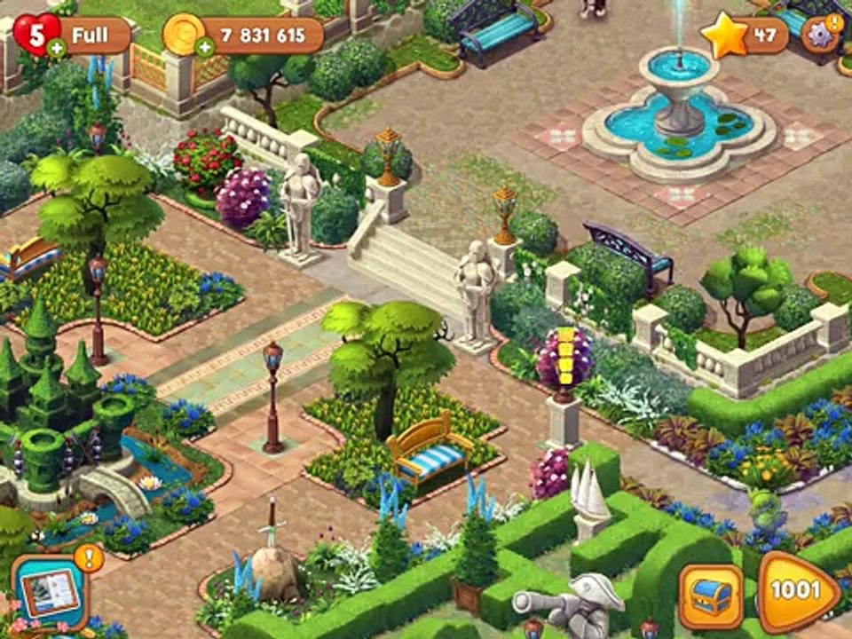 GARDENSCAPES NEW ACRES Gameplay Story Playthrough | Area 5 Pond Day 1 and Day 2