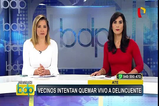 Ate: cansados de los robos, vecinos intentan quemar vivo a delincuente