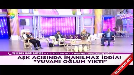 Canlı yayında bir garip aşk hikayesi