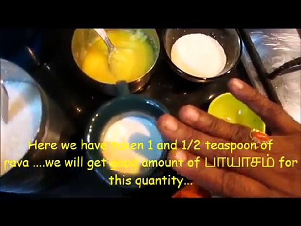 Rava payasam(ரவ பாயாசம்)Sivakasi Samayal / Recipe - 141