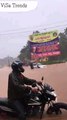 Heavy Rain in India causes flood on Road...!!!Live from Mangalore...!!!