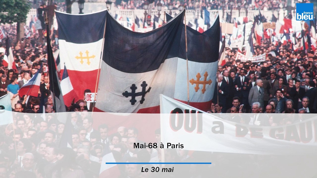Mai-68 à Paris : le 30 mai