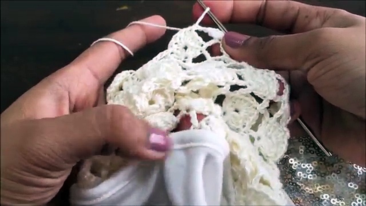 Crochet Pattern - Sequence crochet top - circle shell crochet stitch