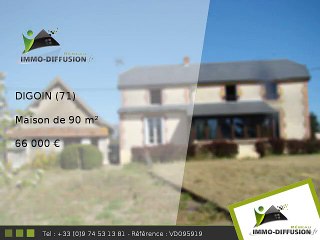 Maison A vendre Digoin 90m2 - 15 km de Digoin