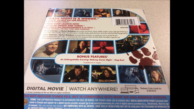 Critique du film Game Night (Soirée de Jeux) en combo Blu-ray/DVD